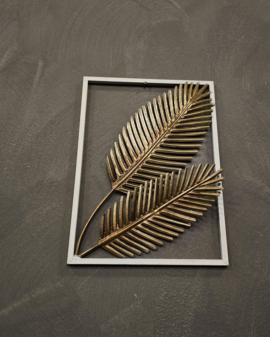 Metal Leaf Wall Art
